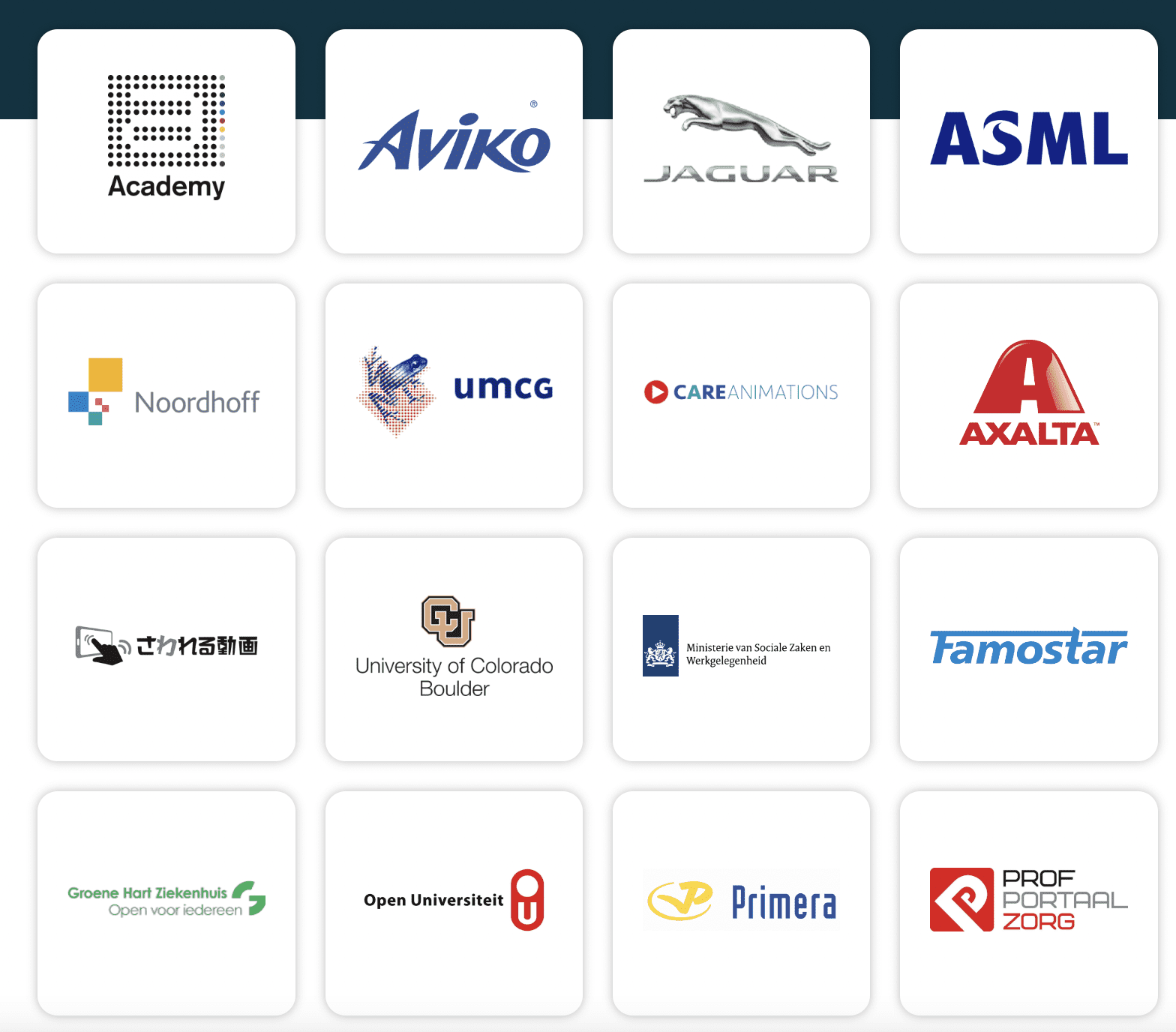 Nos clients de vidéo interactive